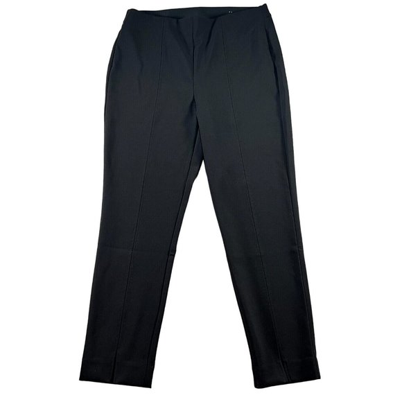 Chico's 1.5 10 Pants Womens Bi-Stretch Slit Ankle So Slimming Office Career - Picture 1 of 12